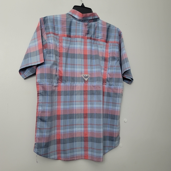 Columbia PFG Super Bonefish Plaid Short-Sleeve Woven Shirt - Picture 4 of 8